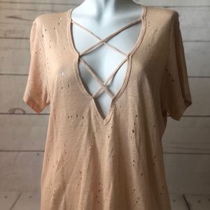Distressed top
